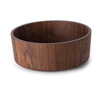 Continenta 4236 Walnut Wood Salad Bowl, Dark Brown