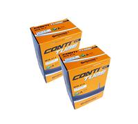 2 x Continental MTB 27.5 Mountain Bike inner tube Schrader Valve 650B,Black