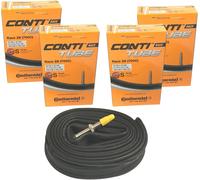 Continental 4X Race 28 700 X 20-25C Road Bike 42Mm Presta Inner Tubes,Black