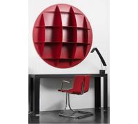 Continental AL spherical bookcase Industrie Carnovali Red - JC 9003 AL