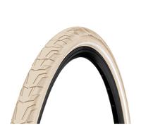 Continental Bicycle Ride City Wire Bead Tyre Cream / Cream Reflex - 700 X 35C