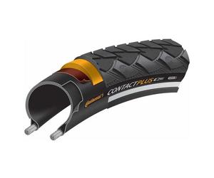 Continental Contact Plus Safetyplus Breaker 700c X 40 Rigid Urban Tyre Black 700C x 40 700C x 40 Black Reflex
