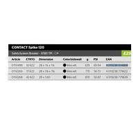 Continental Contact Spike 120 Reflex 700c X 32 Rigid Urban Tyre 700C x 32 Black