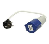 Continental conversion plug to UK socket