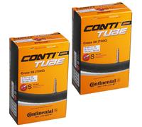 Continental Cross 28 700 x 32-47c Bike Inner Tubes - Presta 42mm Valve (Pair)