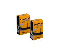 Continental Cross 28 700 x 32-47c Bike Inner Tubes - Presta 60mm Long Valve (Pair),Black