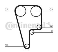 CONTITECH CT1006K1 Timing belt kit