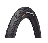 Continental Cubierta MTB 27.5" x2.00 Double Fighter III Aro Rígido, Black, clincher
