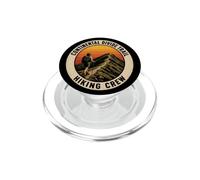 Continental Divide Trail Hiking Crew Hiker Squad Gift Retro PopSockets PopGrip for MagSafe