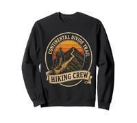 Continental Divide Trail Hiking Crew Hiker Squad Gift Retro Sweatshirt