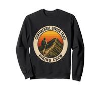 Continental Divide Trail Hiking Crew Hiker Squad Gift Retro Sweatshirt