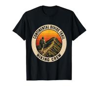 Continental Divide Trail Hiking Crew Hiker Squad Gift Retro T-Shirt