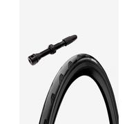 Continental Grand Prix 5000 Folding Road Tyre Pack + SpeedSix 50 mm Tubeless Valve 3 Holes - 650x25B