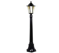 Continental Modern Simple Lawn Lights Patio Bollard Lamp Led Fence Column Lamps Post Light Garden Villa Waterproof Outdoor Table Lamp E27 Decoration Street Light Floor Lamp Lantern/Black/170Cm
