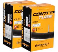 Continental MTB 26x1.75-2.5" / 47-559 -> 62-559 Inner Tubes - 42mm Presta Valve (Pack of 2 Tubes)