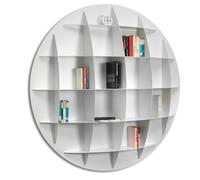 Continental Plus AL spherical bookcase White Industrie Carnovali