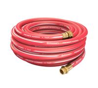 Continental Premium Garden Red Heavy Duty Hot Water Garden Hose 5/8in Inside Diameter x 100ft Length Male x Female Garden Hose Thread