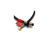 continental products 0.75 metre HANDWHEEL POL x W20 NRV PIGTAIL CARAVAN PROPANE HOSE (U1/B1)