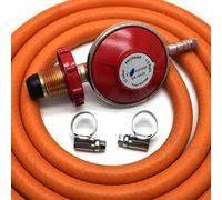 continental products Hand-Tight Propane Gas Regulator With 1M Hose + 2 Clips Fits Calor Gas/Flogas