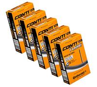 Continental Race 28 700 x 20-25c Inner Tubes - Long Presta 80mm Long Valve (Pack of 5),Black