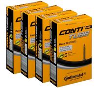 Continental Race 28" 700x20-25c Inner Tubes - 60mm Presta Valve (Pack of 4 Tubes)