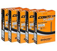 Continental Race 28" 700x20-25c Inner Tubes - 80mm Long Presta Valve (Pack of 5 Tubes)