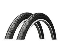 Continental Ride Tour 700 x 37c Bike Tyres with Ano Adapters (Pair)