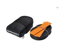 Continental Road Bike Saddlebag 1 x Race 28 (42mm) Innertube + 2 x Tyre Levers