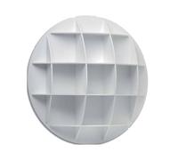 Continental sphercial bookcase lacquered White Industrie Carnovali