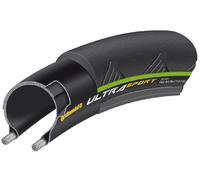 Continental Ultra Sport II Tire, Unisex, Black / Green, 23-622