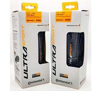 Continental Ultra Sport III 700x28 Black/Black Folding PureGrip - Pair (2 Tires)
