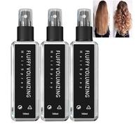 Continentau JY07 Natural Plant Protein Hair Thickening Spray, Fluffy Volumizing Hairspray for Women & Men, Instant Non-Sticky Hold for Fine Thin Hair, Moisturizing Curl Styler (3PCS)