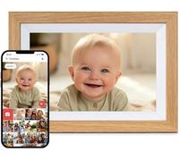 CONTINU.US 10.1” WiFi Digital Picture Frame | LCD Touch Screen, 32GB Storage, Smart Digital Photo Frame Display - Auto-Rotate Portrait and Landscape Frameo Electronic Frame - Instantly Share Memories