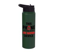 Continuous Glucose Monitor CGM Device Type 1 Diabetes Stainless Steel Insulated Water Bottle