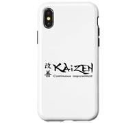 Continuous Improvement Japanese Kaizen Philosophy Growth Case for iPhone X/XS