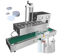 Continuous Induction Bottle Sealing Machine, Electromagnetic Induction Sealer, Automatic Foil Cap Sealing Machine, 20-300mm Bottle height Cap Sealer, Heat Jar Sealing Machine, 220V 25 to 70mm