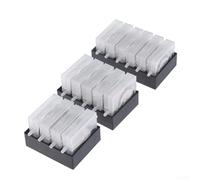 Continuous Ink System Adapter with Leak Proof Single Way Valve for Printer Damper to Maintain Stable Ink Flow Under High Pressure Conditions (4 valves + 1 base)