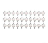 Continuous Ink System Filter Mesh - Air Intake Dust Cover for CISS Tanks - Protects Printhead from Clogs - Transparent Plastic Design - Standard Fit for Most Brands(30pk)