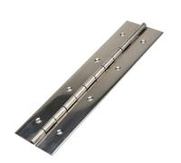 Continuous Piano Hinge, 304 Stainless Steel Piano Hinges with Hole 270 Degree 6-24 inch Multicolor 2Pcs(Silver,20 Inch)