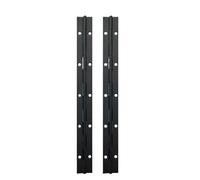 Continuous Piano Hinge, Continuous Piano Hinges with Hole Stainless Steel Multicolor 6-20in 2 Pcs(Black 10in 2pcs)