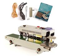 Continuous Sealing Machine FR-770 850W Automatic Horizontal Plastic Bag Band Sealer Continuous Sealing Machine 12 m/min Packing Tool