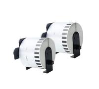 Continuous Thermal Paper Tape Compatible With QL-500 500A 550 560 570 570VM 580N 650TD 710W 62mm X 30.48m