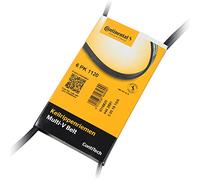 ContiTech 6PK1120 V-Ribbed Belt, Rubber Polyester, V Belt, Compatible with Staubsauger, black