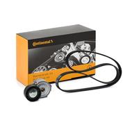 Multi-ribbed V-belt kit incl. tensioner pulley 6PK1270K1 CONTINENTAL CTAM