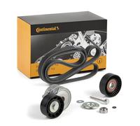 Multi-ribbed V-belt kit incl. tensioner pulley 6PK1845K1 CONTINENTAL CTAM
