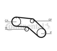 ContiTech Timing Belt Kit Set - Part No: CT1005K1 - 79 Teeth - OE Quality