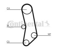 CONTITECH CT503K1 Timing belt kit