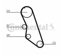 ContiTech Water Pump & Timing Belt Kit (Engine, Cooling)- CT754WP2 -OE Quality