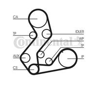 ContiTech Water Pump & Timing Belt Kit (Engine, Cooling)- CT901WP2 -OE Quality