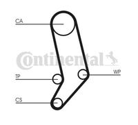 ContiTech Water Pump & Timing Belt Kit (Engine, Cooling)- CT939WP4 -OE Quality